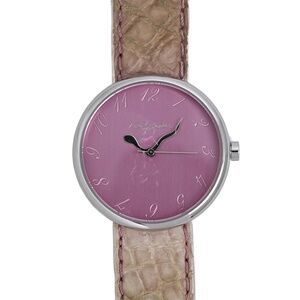 Roberto Cavalli Vintage 90's Pink Dial Watch Unisex Wrist Watch 36mm